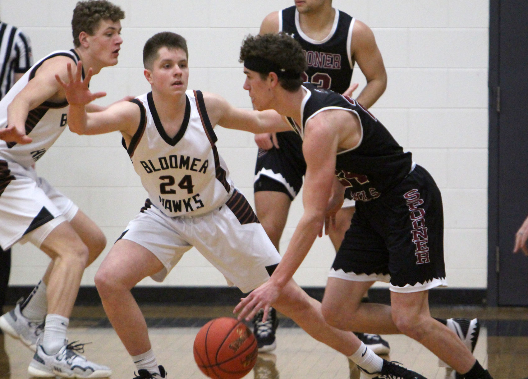 Spooner at Bloomer boys basketball 1-31-22